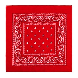 W WIDMANN MILANO Party Fashion WIDMANN MILANO PARTY FASHION - Bandana, 55 x 55 cm, Halstuch, Kopftuch, Mottoparty, Karneval, Kostümzubehör, Accessoires
