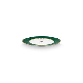 Pip Studio Love Birds Breakfast Plate Dark Green 21 cm