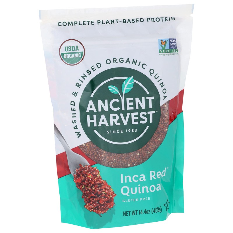 Ancient Harvest, Gluten Free Organic Quinoa, Inca Red, 12 Oz