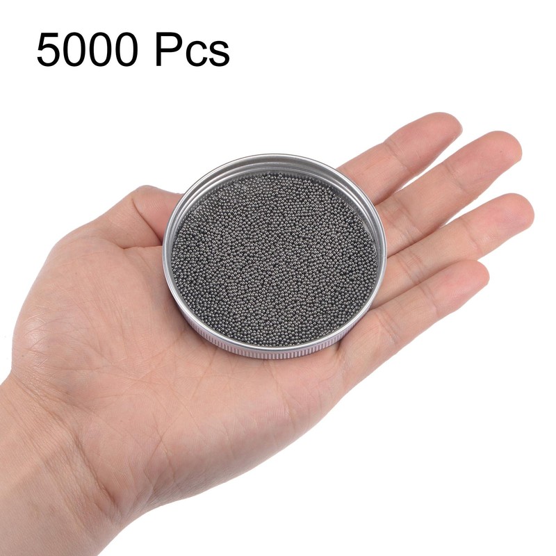 sourcing map 5000pcs 1.2mm Carbon Steel Bearing Balls G1000 Precision