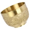 Brass Tea Cup Exquisite Embossed Patterns Retro European Small Coffee