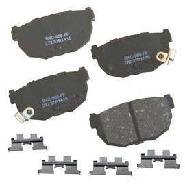 Bendix Bendix Premium SBC272 Ceramic Rear Brake Pads for Nissan 200SX 1987-1984, 240SX 1998-1989, 300ZX 1989-1984