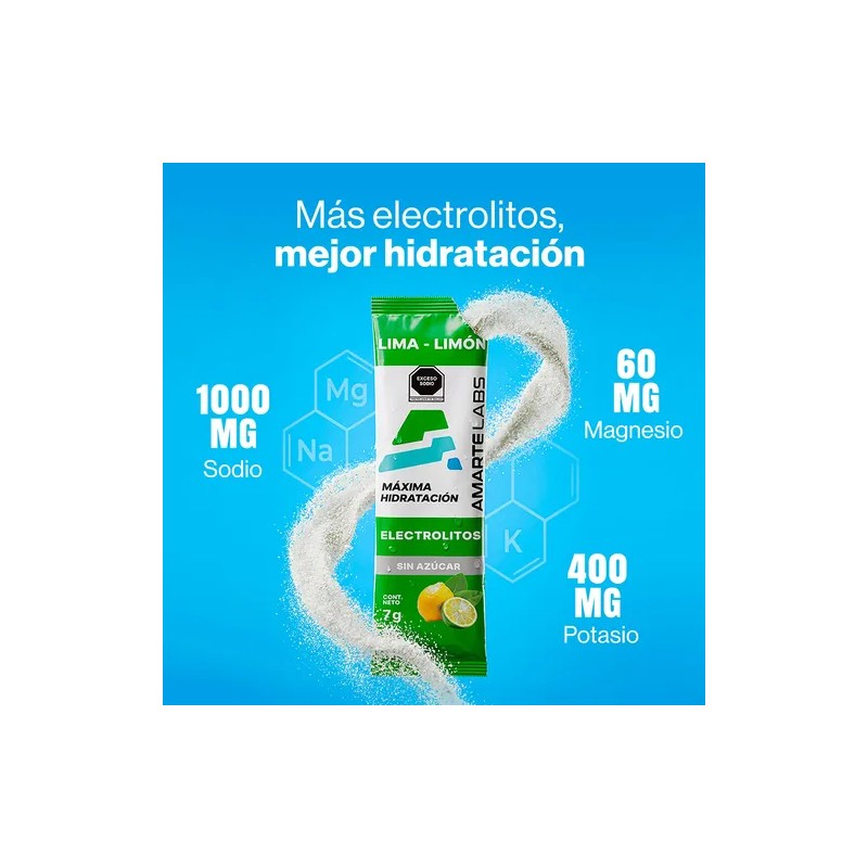 Amarte Labs Electrolitos En Polvo Sin Azúcar | 30 Sobres