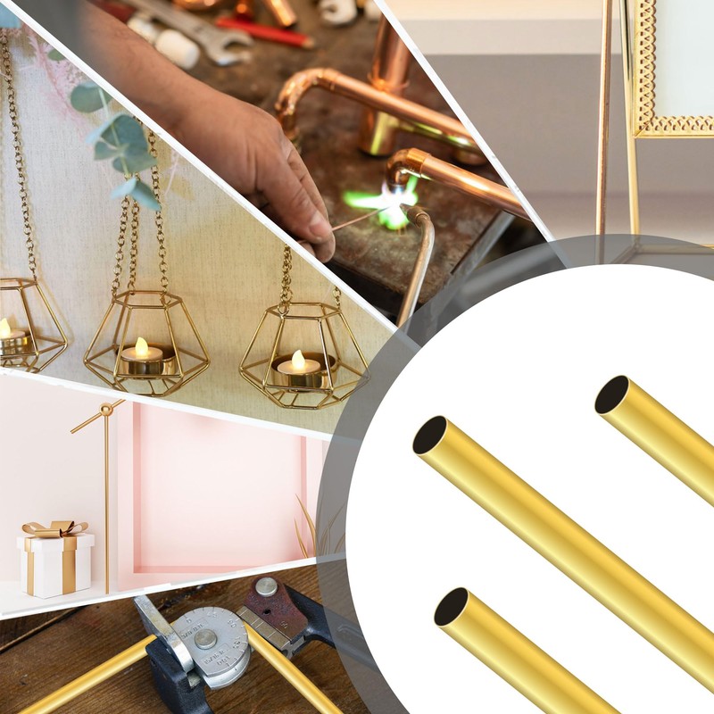 LAVMHAB Brass Pipe 2 mm OD/Outer Diameter x 0.3 mm