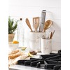 LE TAUCI Utensil Holder for Kitchen Counter - 6.9"+5.3" Ceramic