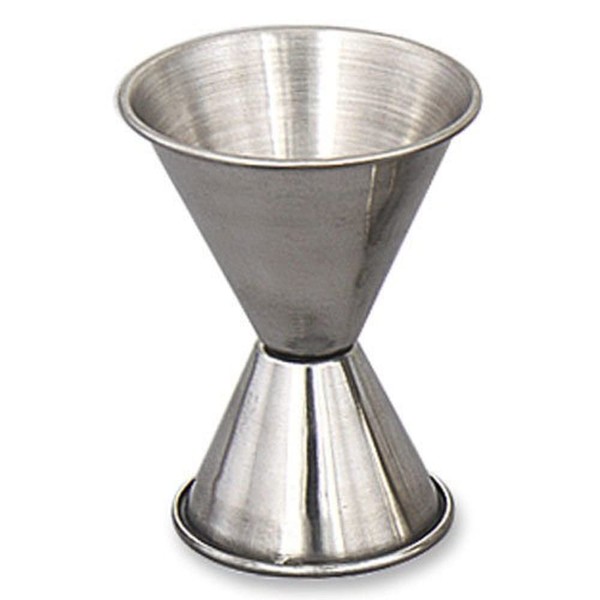 Browne Foodservice 1 oz x 1-1/4 oz Stainless Steel Jigger