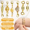 12 Pack Magnetic Necklace Clasps and Closures Necklace Jewelry Extender