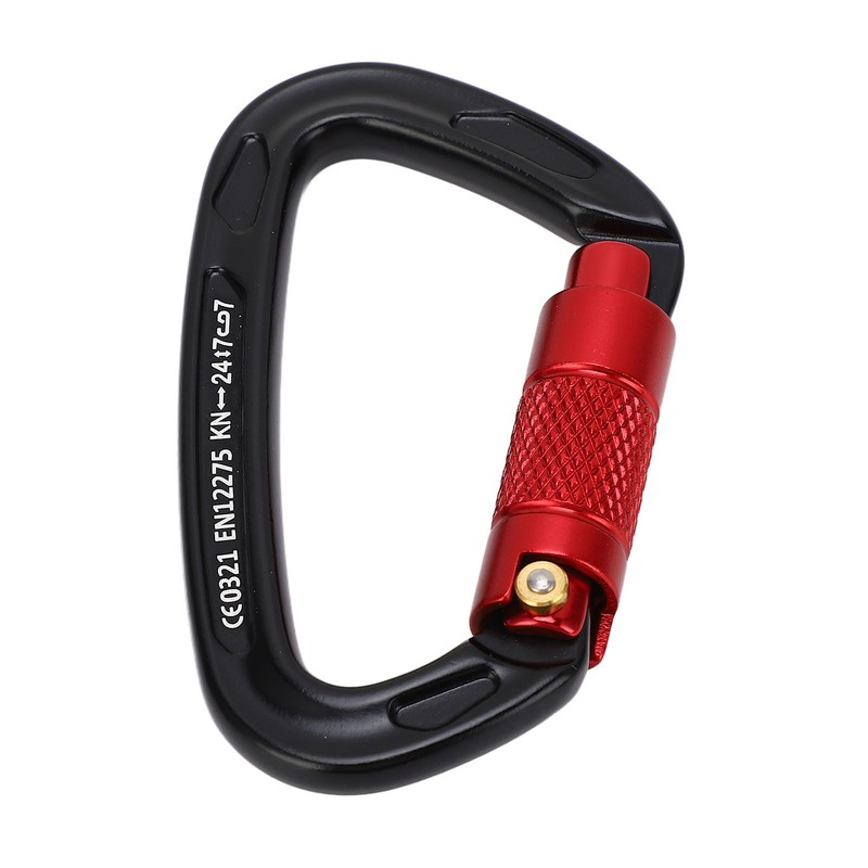 Auto Locking Rock Climbing Carabiner D Shaped Carabiner Yoga Hammock