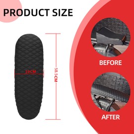 BAOUFF Seat for Super 73,Integrated Leather Cushion Saddle for Bike Super73 S1/RX - Black