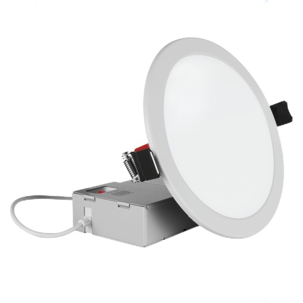 NICOR Lighting 6 in. White Fire-Rated LED Downlight Remodel Kit