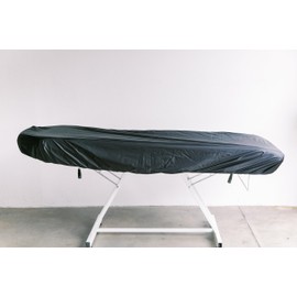SOL BEAUTY CO™ Spa Bed Nylon Protective Cover (Black) - Made in The USA