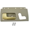 TRQ Front Left Interior Door Handle Beige & Gold Drivers