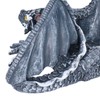 Big Squatting Dragon Sculpture Resin Gardening Ornaments for Home Outdoor