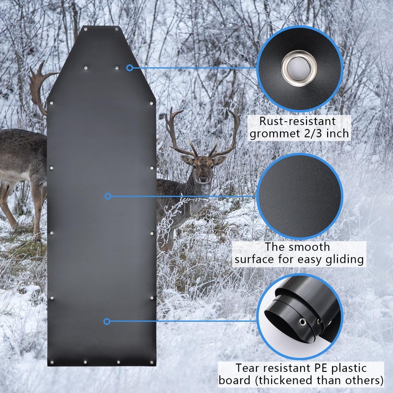 Deer Drag Sled Game Glide - Deer Cart Game Hauler