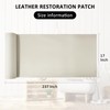 AOOTOOLINK Leather Repair Patch 17X237 Inch Self Adhesive Leather Repair,