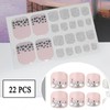6 Pieces of Summer toenail Stickers French Diamond toenails Gradient