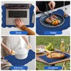 6 PC Quilted Placemats, 18"X13"Extra Large Cotton Placemats Set of