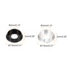 MECCANIXITY M3 Cone Cup Countersunk Washers,Hole Dia 3mm/0.12" Aluminum Gaskets