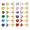 12 Pairs 18K Gold Plated Surgical Stainless Steel Stud Earrings,