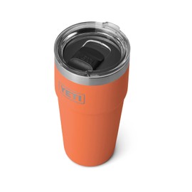 YETI Rambler Stackable Pint, Vacuum Insulated, Stainless Steel with MagSlider Lid, High Desert Clay