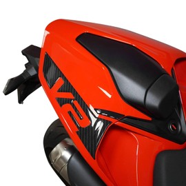 labelbike - 3D Sticker Motorcycle Rear Protection and Decoration Side Made of Resin Compatible with Ducati Streetfighter V2 V2S 2025 Colour Carbon