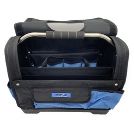 41-Pockets Tool tote bag, Large- Sturdy, Open Top With Cover - For HVAC, Electricians, Utility, Craftsman, Carpenters, Builders Construction for Men & Women