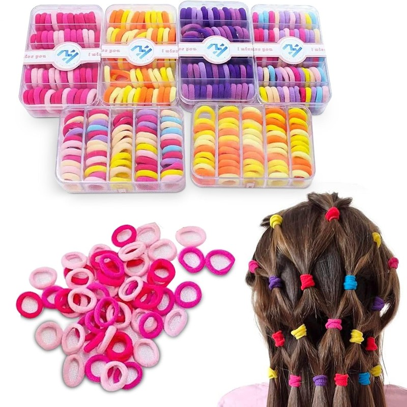 60pcs/box Rubber band baby cute Hair Circle Elastic Good Rope