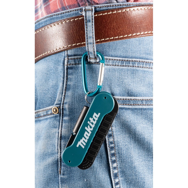 Makita E-12005 Impact Black Bit Set 10-Piece with Carabiner, PH,