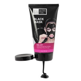 Global Beauty Care 5 oz 150 ml Black Peel-Off Mask: Charcoal Infused Peel-Off Mask