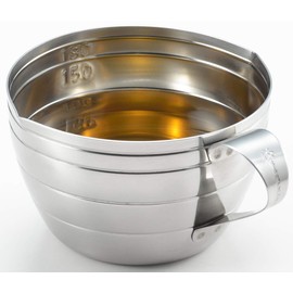 Cooking Iroha YJ2771 Stainless Steel Measuring Cup, 7.8 fl oz (200 ml)