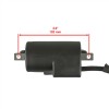 Caltric 2x Ignition Coil With Spark Plug Caps For Yamaha