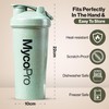 MycoPro Mint Green Protein Shaker Bottle – 600ml Gym Shaker