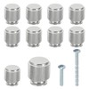 PATIKIL 1 Inch Dia. Cabinet Knobs, 10pcs Knurled Drawer Round
