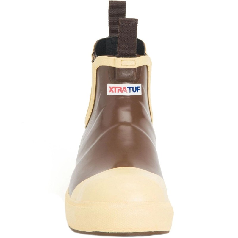Xtratuf Men's Steel Toe Legacy Ankle Deck Boot, Brown, Size