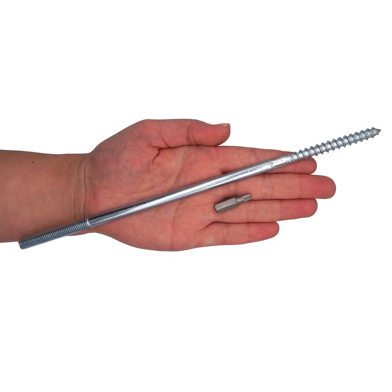 SKIR'CO Pack of 4 Hanger Bolts M8 x 250 mm