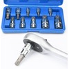 Noosverl Multi-Tooth Socket Spanner Set 1/2 M4 / M5 /