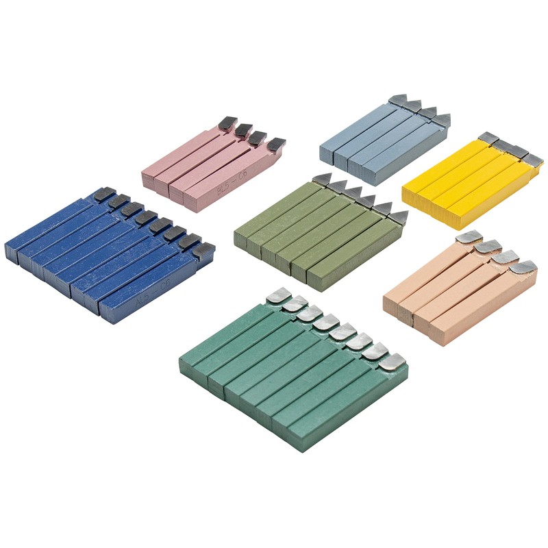 38PCS 5/16" Metal Lathe Cutting Tools,C-6 Carbide Tip Cutter Tool