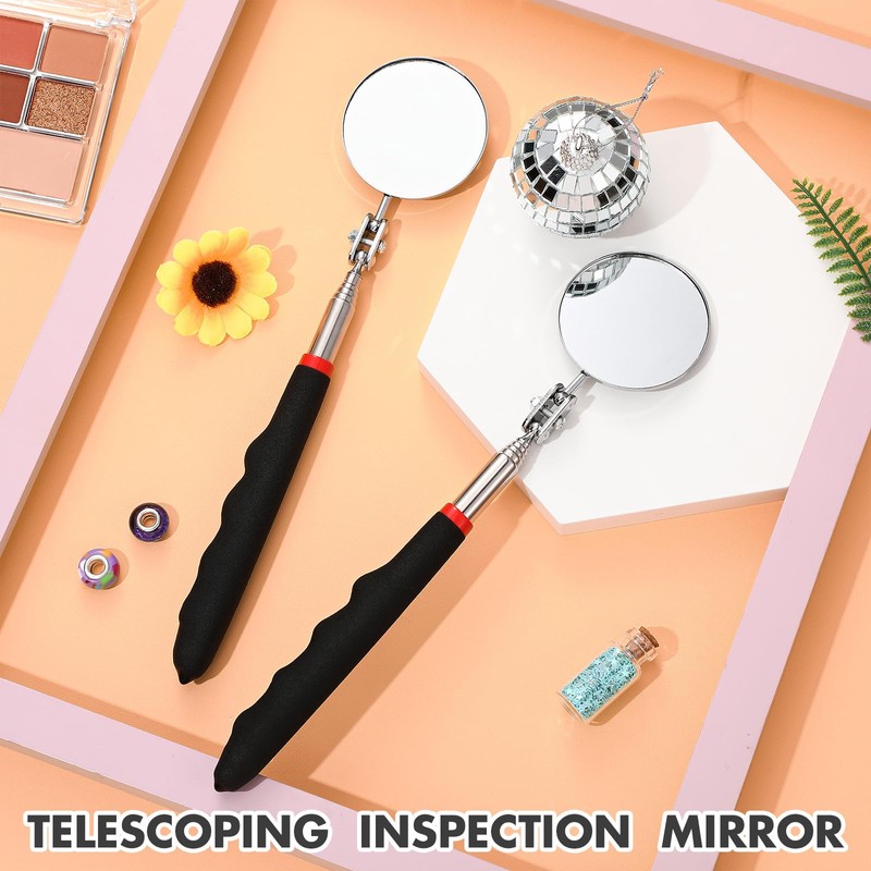 Copkim Copkim 1 Pcs Telescoping Inspection Mirror, 29 Inch Mechanics