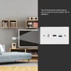 Household CAT6 HDMI USB3.0 Interface Socket Panel Clip On Wall