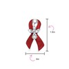 Red Ribbon for Awareness of Alcohol, Drug Abuse, Aids, COVID-19