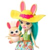 ENCHANTIMALS BUNNY BLOOMS PLAYSET WITH FLUFFY BUNNY DOLL & MOP