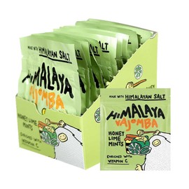 Himalaya Vajomba Candy (Honey Lime Mints) 180G (12 X 15G) [Improve Hydration, Freshens Breath]