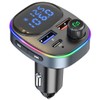 tieedhfu High Definition Lossless Sound Car Bluetooth MP3 Player Power-Off