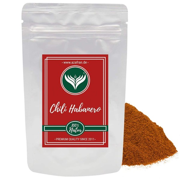 Azafran Habanero Chili Powder Ground – Caution Sharp 100 g