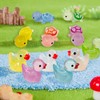 Xerteam 140 Pcs Mini Resin Animals, Luminous 70 Mini Tiny