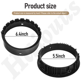 Haiouus 337227MA 585193MA Inner & Outer Retainer Ring Compatible with Murray B&S Craftsman Retaining Ring Outer and Inner Snowblower Chute, Replaces 585193