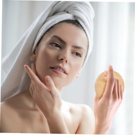 NOLITOY 3Pcs Portable Makeup Mirrors Compact Round Travel Mirrors for Easy Carrying for Outdoor Activities and Business Trips