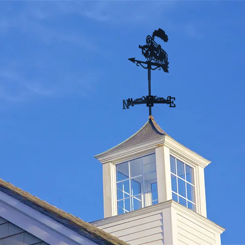 Garden Weathervane Roof Outdoor Metal Wind Vane Decoration for Yard
