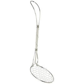 MT Trimatsu Boiled Tofu Spoon, Stainless Steel, Large, Round Net