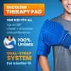 PhysioNatural - Contoured & Flexible Shoulder Pad with Elastic Straps